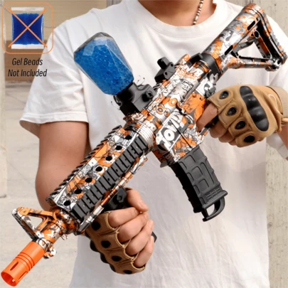 M416/M4A1 Airsoft Elektrisk Gel Blaster - Automatisk Utomhusleksak, Lämplig För Lagaktiviteter - Perfekt Present Till Födelsedagar, Påsk, Halloween Och Thanksgiving (Kulor Ingår Ej)