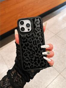 1个新款畅销黑色豹纹保护壳，兼容 17 Pro Max/17/17 Pro/16 Pro Max/16/16 Pro/15 Pro Max/15 Pro/15/14 Pro Max/14 Pro/14/13 Pro/12 Pro/12/11，防震，适合作为生日礼物，送给女朋友、男朋友或自己使用。 - 黑色 - 查看 1