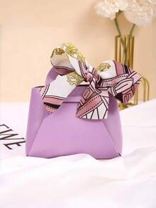 5/10/20pcs High Quality Leather Gift Bags With Bow Tie, Mini Pouches In Multiple Colors, Easy Assembly, Suitable For Weddings, Parties And Various Occasions, Perfect Gifts For Family And Friends (Multiple Styles Available) - Multicolor - View 2