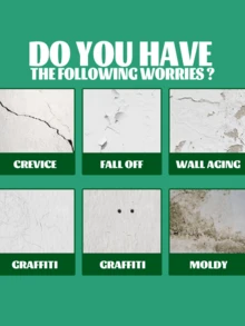 Wall Repair Paste, Household Nail Hole Repair Putty, Wall Repair, Waterproof And Anti-Mold Wall Repair Paste, Wall Crack Repair Paste, Household Renovation And Maintenance, Wall Graffiti Cover, Crack Cover, Multi-Functional Repair Paste, Wall Repair Paste, Household Renovation Wall Graffiti Cover, Mold Spot Maintenance, Crack Repair Paste - Wall Repair - View 7