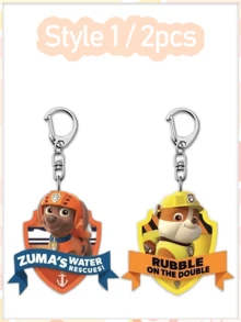 The Paw Patrol Has Made A Great Contribution. The Puppy Acrylic Keychain, The Greyish Archie Schoolbag, And The Cute Little Pendant With A High Level Of Appearance - Multicolor - View 11