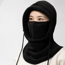 1pc Women's Autumn/Winter Thermal Lined Balaclava Hat, Men's Winter Knit Trapper Hat, Warm Washable Beanie Suitable For Autumn/Winter Daily Wear - MM1909 - View 9