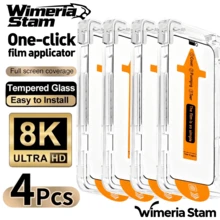 4 Packs Oleophobic Screen Protector Compatible With IPhone 16 Pro Max/17 Series/15-11/X, Dust-Free One-Click Installation, Shatter-Proof With Tool Screen Protection Essentials, Applicable To Daily Shield, Office, Home Daily Shield Office Home Phone Screen Protector Phone Accessories Waterproof Shockproof Anti-Fall Scratch Resistant - Clear - View 45