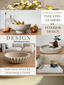 大型装饰碗，砂岩色装饰碗，家居装饰 - 褶皱碗 - 波浪碗 - 扇贝形碗 - 时尚钥匙碗，适合摆放在玄关桌 - 彩色 - 查看 2