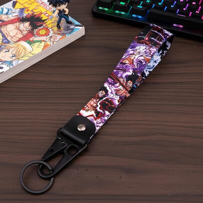 1 pièce Accessoire classique et passionné d'anime One Piece, Monkey D. , Roronoa Zoro Porte-clés style et pratique avec mousqueton, convient pour une utilisation quotidienne