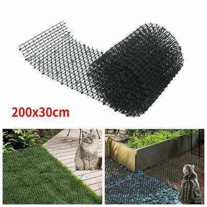 2m Cat Scat Mat Spike Anti-Cat Dog Pest Deterrent Repellent Animal Scarer Garden