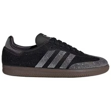 Adidas Samba OG Silver Metallic Cracked Leather Women's JR0035 | Retro Heritage Style, Timeless Silhouette - 黑色 - 查看 6