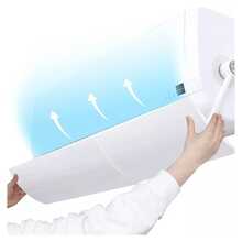 Deflector Universal de Aire Acondicionado Cubierta de Viento Deflector Ajustable para Aire Acondicionado Deflector Portátil Ajustable para Aire Acondicionado - Montaje Universal en Pared para Comodidad Fresca en su Hogar - Instalación sin Esfuerzo, Ideal para Cubrir la Ventilación de Verano! - no poroso - Ver 2