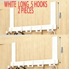 1pc High-Quality Over-The-Door Hook, Easy Installation Without Drilling. Metal Door Hook For Hanging Hats, Keys, Etc. Saves Home Space, Suitable For Entryway, Bathroom, Bedroom, Home, Dorm. Can Hang Bags, Clothes Hangers, Hobbies, Relationships. Also Can Be Used As Wall Shelf, Wall Hook, Adhesive, Door Hook, Wall Sticker. - Multicolor - View 16