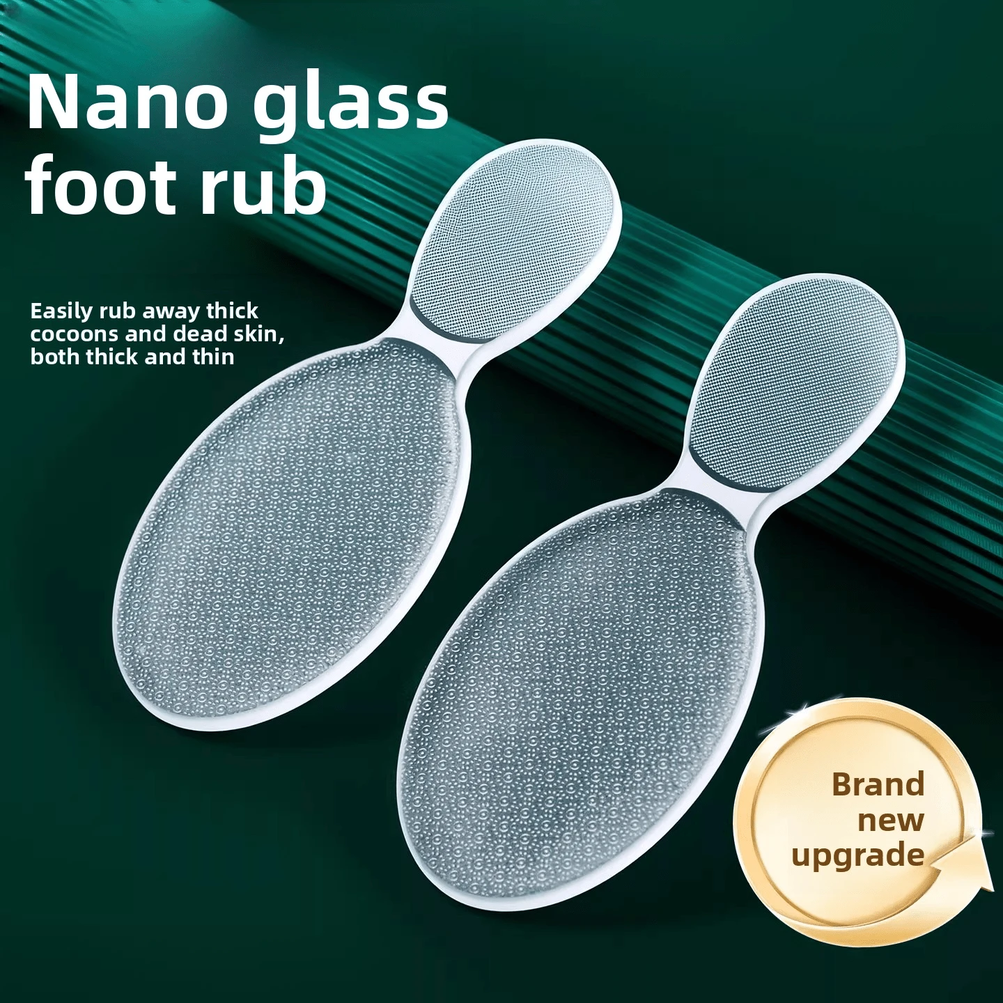 Dụng cụ mài gót chân bằng thủy tinh dùng để tẩy tế bào chết nano, cắt tỉa gót chân, cạo chai gót chân và như một loại đá mài gót chân. - Nhiều màu - Xem 1