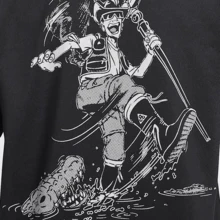 Nike ACG DRI-FIT SS25 时尚百搭运动休闲短袖T恤，男款，黑色 - 黑色 - 查看 7
