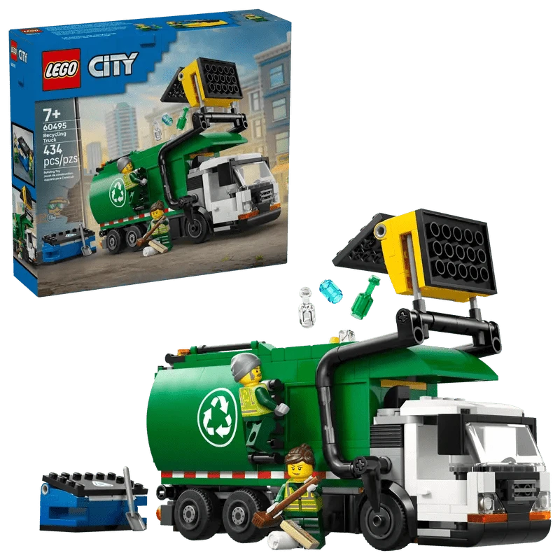  LEGO City - 60495 Recycling Truck, Suitable As A Children's Day Gift