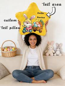 Customized 3D Photo Throw Pillow - Personalized Cute Cartoon Design Cushion - Perfect Gift For Friends, Girlfriends And Couples, Ideal For Sofa Or Bed Decor, Decorative Pillow, Personalized Animal Shaped Pillow, Birthday Gift, Multi-Color Mix - Strawberry Cake - View 8