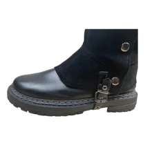 Slim Fit Steampunk Style Pirate Boot Covers - Brown - View 4