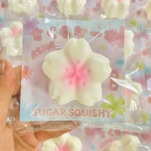 2026新款粉色樱花慢回弹解压玩具，跨境糖果慢回弹玩具，生日礼物，节日礼物，完美礼物，情人节礼物 - 彩色 - 查看 8