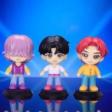 Caixa Surpresa KPOP Figura de Anime, Modelo Estatueta, Decoração de Mesa, Colecionável, Pequeno Presente, Adequado para Halloween, Natal - Multicolorido - Visão 3