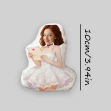 Customize Your Own Personalized Face Pattern Throw Pillow, Using Double-Sided Printed Mixed Color Fabric. It Makes The Perfect Gift For Father's Day, Mother's Day, Halloween, Christmas Eve, Valentine's Day, Anniversary, Thanksgiving, Easter, April Fool's Day, Carnival And Other Occasions. - Strapless Dress - View 13