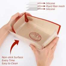 1/2/3pcs Silicone Round Bread Baking Pans, Fit For 9x5 Inch Loaf Pans - Baking Liners, Non-Stick Reusable, Easy Clean, Non-Slip Silicone Edges, Reusable Kitchen & Dining Baking Tool - Multicolor - View 4