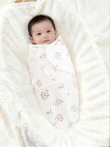 1件装新生儿襁褓毯，0-3个月婴儿襁褓，新生儿包巾，可穿戴婴儿毯，婴儿襁褓包裹，方便更换尿布的襁褓，婴儿可穿戴毯，婴儿襁褓 - 無帽蝴蝶裎裹巾巾 - 查看 13