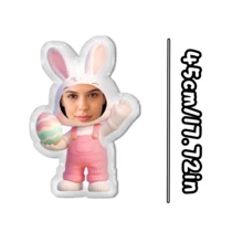 可定制照片抱枕 - 个性化双面印花抱枕，适合送给爸爸、妈妈、朋友、情侣，也适合毕业、生日、节日（父亲节、母亲节、万圣节、圣诞节、情人节等）等场合。 - 粉兔 - 查看 5