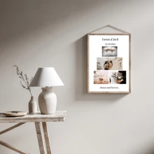 1 Tranh canvas in theo yêu cầu - Tải ảnh và văn bản của bạn lên để in, thích hợp làm quà cưới, quà thú cưng, quà kỷ niệm gia đình, quà sinh nhật và quà Valentine, tranh treo tường canvas, trang trí đám cưới, tạo không khí lãng mạn, hoàn hảo cho trang trí phòng. - Nhiều màu - Xem 6