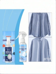 jakehoe 1瓶/100毫升衣物防静电喷雾，柔软防皱，柔顺衣物，除皱喷雾，新旧版本随机发货，适合作为情人节礼物送给男友 - 彩色 - 查看 4