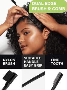3pcs Slick Back Hair Brush Set With Edge Brush Hair Brush Rat Tail Comb Teasing Brush For Smoothing Baby Hair & Flyaways,Hair Brush,Comb,Hair Tools,Hair Products And Accessories For Barber Salon Beauty Travel Essentials,Back To School,Travel Holiday Essentials,Hair Accessories For Women,Brush,Hair Brushes,Edge Brush,Brush Hair,Hair Comb,Comb Hair,Detangling Brush,Ball Brush,Mini Hair Brush,Hair Brush Set,Wooden Comb, Comb, Slick Back Brush, Hairbrush, Edge Brush, Brush Hair, Hair Comb, Hair Brush Set, Comb Hair, Mini Hair Brush, Detangling Brush,Hair Products, Hair Tools, Hair Stuff, Hair Care, Curly Hair Brush, Barber, Barber Accessories, Hairdressing Equipment,Hair Brush,Slick Back Brush,Styling Brush,Curly Hair Brush,Edge Brush,Hair Comb,Brush Hair,Hair Brush Set,Comb Hair,Comb For Curls,Detangling Brush,Hair Brush For Women,Hair,Travel,Hair Products,Hair Tools,Hair Stuff,Barber,Barber Accessories,Barbershop,Hairdressing Equipment - Pink - View 7