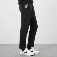 Quần dài ống đứng Nike Minimalist với logo chữ cái, kiểu dáng thường ngày, unisex, màu đen. - màu đen - Xem 7