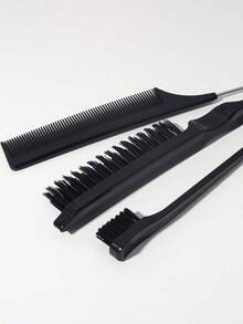 3pcs Slick Back Hair Brush Set With Edge Brush Hair Brush Rat Tail Comb Teasing Brush For Smoothing Baby Hair & Flyaways,Hair Brush,Comb,Hair Tools,Hair Products And Accessories For Barber Salon Beauty Travel Essentials,Back To School,Travel Holiday Essentials,Hair Accessories For Women,Brush,Hair Brushes,Edge Brush,Brush Hair,Hair Comb,Comb Hair,Detangling Brush,Ball Brush,Mini Hair Brush,Hair Brush Set,Wooden Comb, Comb, Slick Back Brush, Hairbrush, Edge Brush, Brush Hair, Hair Comb, Hair Brush Set, Comb Hair, Mini Hair Brush, Detangling Brush,Hair Products, Hair Tools, Hair Stuff, Hair Care, Curly Hair Brush, Barber, Barber Accessories, Hairdressing Equipment,Hair Brush,Slick Back Brush,Styling Brush,Curly Hair Brush,Edge Brush,Hair Comb,Brush Hair,Hair Brush Set,Comb Hair,Comb For Curls,Detangling Brush,Hair Brush For Women,Hair,Travel,Hair Products,Hair Tools,Hair Stuff,Barber,Barber Accessories,Barbershop,Hairdressing Equipment - 粉色 - 查看 5