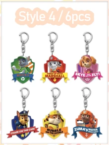 The Paw Patrol Has Made A Great Contribution. The Puppy Acrylic Keychain, The Greyish Archie Schoolbag, And The Cute Little Pendant With A High Level Of Appearance - Multicolor - View 12