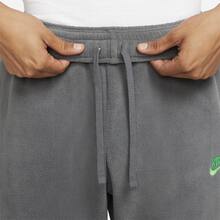 Quần dài Nike Essentials màu trơn, có dây rút, in logo thương hiệu, màu xám. - trắng - Xem 5