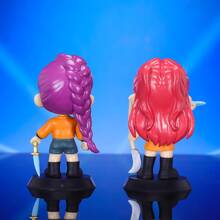 Caixa Surpresa KPOP Figura de Anime, Modelo Estatueta, Decoração de Mesa, Colecionável, Pequeno Presente, Adequado para Halloween, Natal - Multicolorido - Visão 4