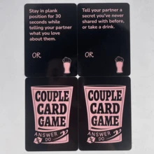 Bedroom Games New 50 Romantic Pink Couples Board Game Solitaire Couples Night Bedroom Bonding Game Cards Very Fun Interactive Entertainment Game Gifts A Must-Have Holiday Gift For Valentine's Day And Christmas - Multicolor - View 10