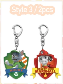 The Paw Patrol Has Made A Great Contribution. The Puppy Acrylic Keychain, The Greyish Archie Schoolbag, And The Cute Little Pendant With A High Level Of Appearance - Multicolor - View 9