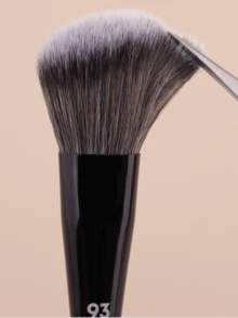 1pc 93# Piano Lacquer Thickened Aluminum Tube Cream Blush Brush, Angled Blush Makeup Brush, Liquid Blush Makeup Tool,Giveaways - Multicolor - View 2