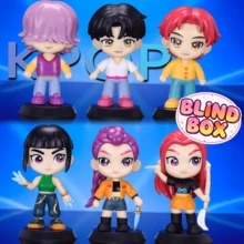 Caixa Surpresa KPOP Figura de Anime, Modelo Estatueta, Decoração de Mesa, Colecionável, Pequeno Presente, Adequado para Halloween, Natal - Multicolorido - Visão 1
