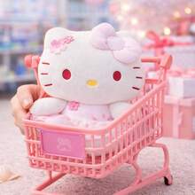 可爱坐姿毛绒娃娃 柔软毛绒娃娃 动漫娃娃 舒适抱枕 礼物 - 白色 - 查看 9