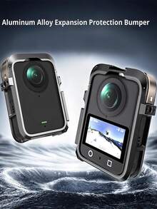 铝合金快拆保护框，磁吸式底座金属保护壳，兼容OSMO 360全景相机，增强散热，兼容三脚架，全景摄影配件，多种颜色可选