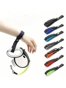 Adjustable Safety Dog Leash - 1pc Wrist Band Non-Slip Retractable Pet Collar Traction Rope, Hands-Free Wrist Strap Dog Chest Harness Safety Belt, Non-Slip Wrist Strap Suitable For Automatic Retractable Traction Device Accessories