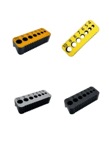 1/4件套精密公制钻头导向器 - 通用工具，适用于4-10毫米钻头，非常适合木工和金属加工。 - 彩色 - 查看 16