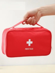 1pc Portable Epidemic Prevention Kit, Travel & Car Emergency Medical Bag, Home First Aid Kit - Multicolor - View 4