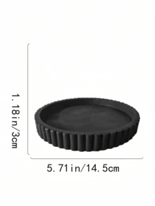 1 szt. Okrągła dekoracyjna taca do przechowywania, dekoracyjna taca na stolik kawowy, okrągła taca do serwowania, dekoracyjna taca na stół, dekoracyjna taca, dekoracyjna taca środkowa - idealne koło - Zobacz 7