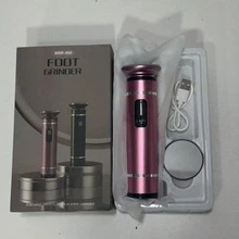 1200mAh 可充电电动磨脚器 - USB 充电，强力去除老茧，带液晶显示屏和 2 个可替换纳米磨头 - 男女皆宜，非常适合居家修脚和脱毛，是馈赠佳品。 - 彩色 - 查看 14
