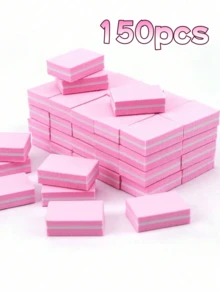 1/10/30/50/100/150/300/500pcs Mini Nail Buffer Blocks, Suitable For Acrylic & Natural Nails, 100/180 Grit Nail Polishing Blocks, Bulk Nail Buffers, Professional Manicure Nail Files, Nail Accessories - Nhiều màu - Xem 17
