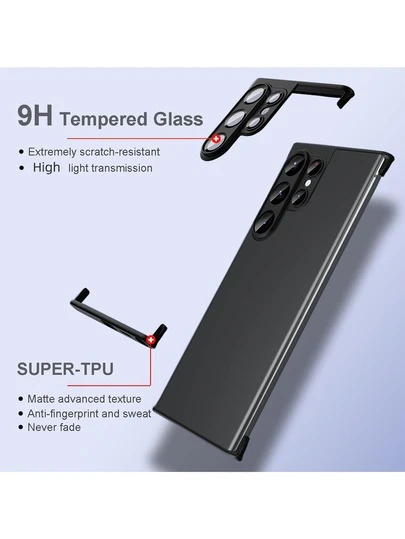 XINHONGYU Cojines de esquina de TPU negro que proporcionan protección contra golpes y caídas para fundas de teléfono sin marco. Adecuado para diversos casos de teléfonos. Aplicable a protector de pantalla diario, oficina, hogar, protector de lente de cámara de teléfono. Resistente al agua, a los golpes, a las caídas y a los arañazos.