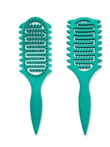 圆形空心卷发梳，空心卷发梳，卷发梳，稻草发刷