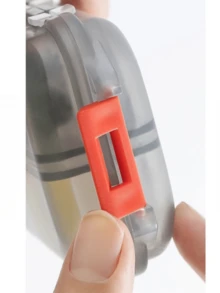 1/2 Pezzi Organizzatore di pillole portatile a doppio strato con 10 scomparti, coperchio trasparente indipendente, ermetico e anti-umidità, scatola di stoccaggio per medicinali da viaggio, adatto per il ritorno a scuola e l'uso in dormitorio - Multicolore - Visualizzare 4