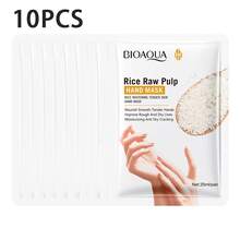 3/5 Pasang Masker Tangan Susu Beras untuk Mengelupas & Melembapkan, Elastis & Halus, Anti Kerut & Mengencangkan, Mengurangi Kerutan & Kulit Kusam pada Tangan, Menghilangkan & Mencegah Kapalan, Cocok Untuk Pria & Wanita, Perawatan Tangan Sehari-hari, Terutama Untuk Kulit Kering, Menua, dan Pecah-pecah - Putih - View 10