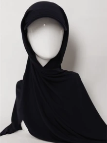 1顶女士经典纯色时尚休闲百搭棒球帽/头巾帽，适合夏季和秋季防晒 - 藏青色 - 查看 3