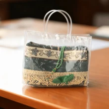 3件套流苏祈祷垫 - 复古花卉图案，柔软可水洗，适用于宗教场所和家庭礼拜